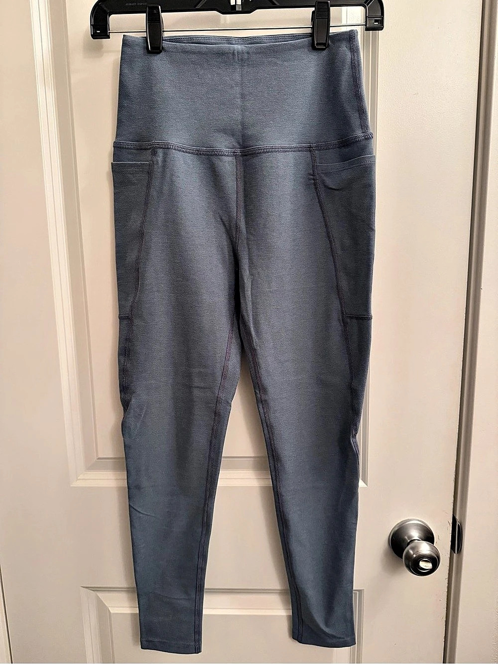 Beyond Yoga Spacedye Out Of Pocket High Waisted Midi Legging Gray Medium